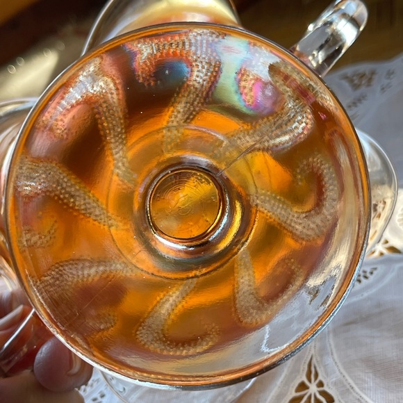 Carnival Glass dish, vintage, colorful! - Picture 3 of 10